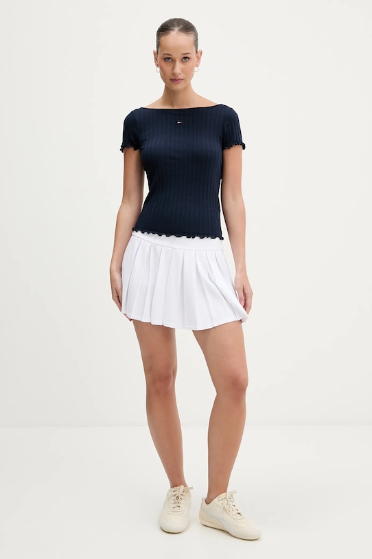 Μπλουζάκι Tommy Jeans DW0DW22460 σκούρο μπλε SS26