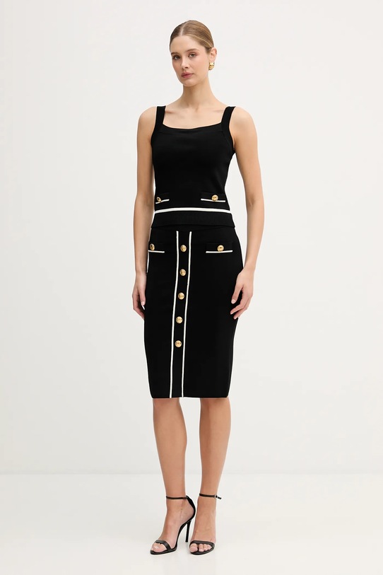 Marciano by Guess top NOEMI 6RGR03.5905Z czarny SS26