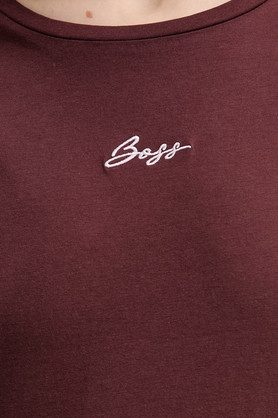 BOSS Orange t-shirt bawełniany C Elove embro 50554696 brązowy