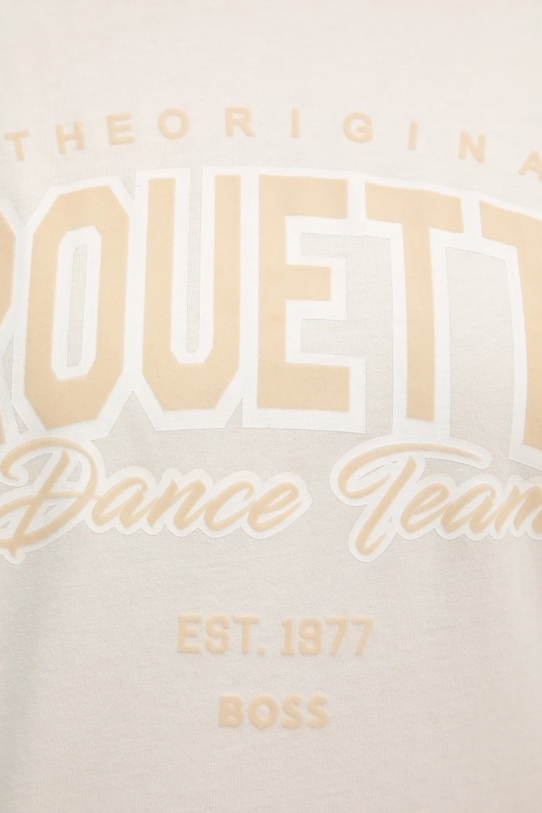 BOSS Orange t-shirt bawełniany C Eregular 1 50556993 beżowy