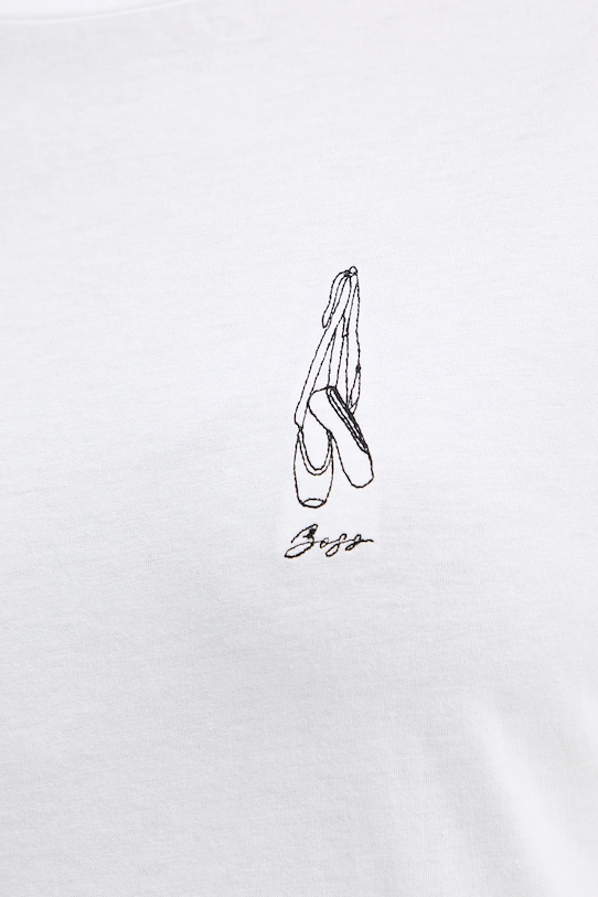 BOSS Orange pamut póló C Elove 1 50556994 fehér