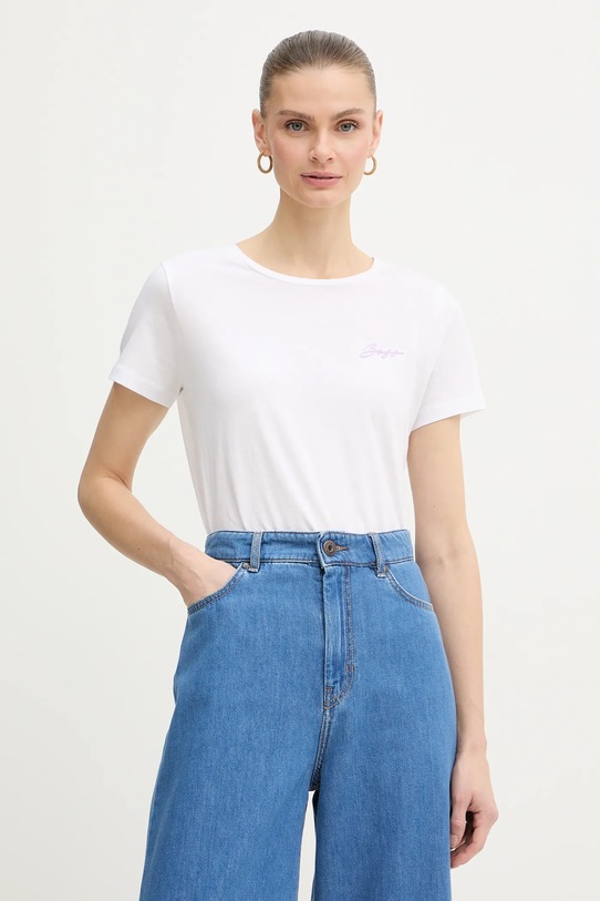 BOSS Orange t-shirt in cotone C Elove 1 semplice bianco 50556994
