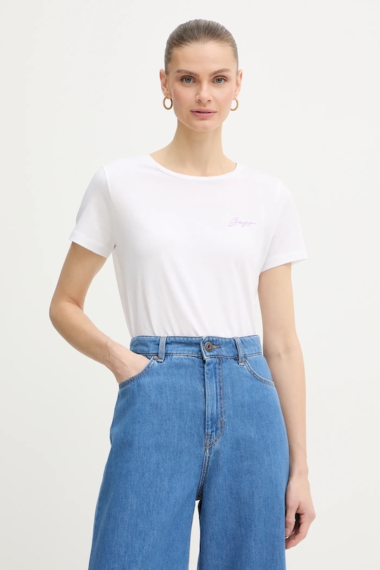 BOSS Orange t-shirt bawełniany C Elove 1 bawełna biały 50556994