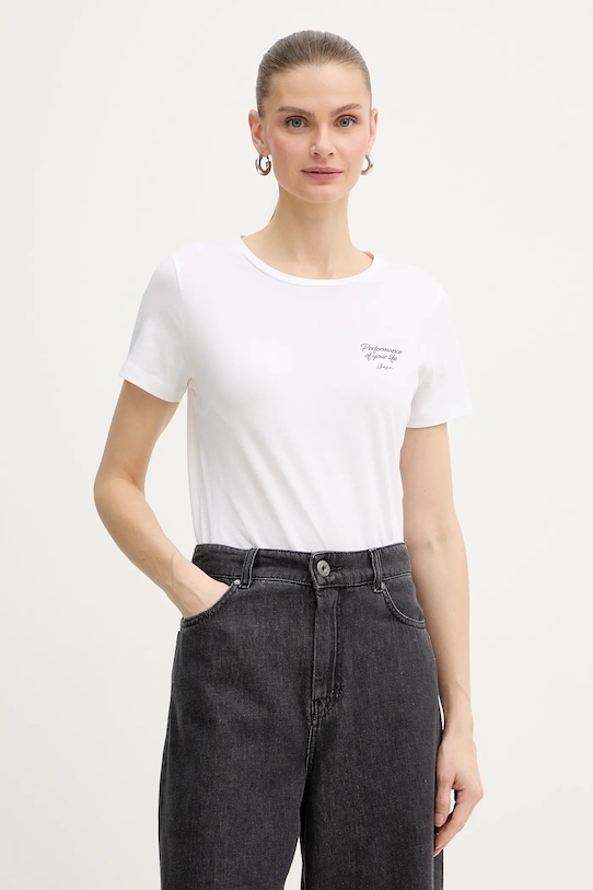 BOSS Orange t-shirt bawełniany C Elove 1 bawełna biały 50556994