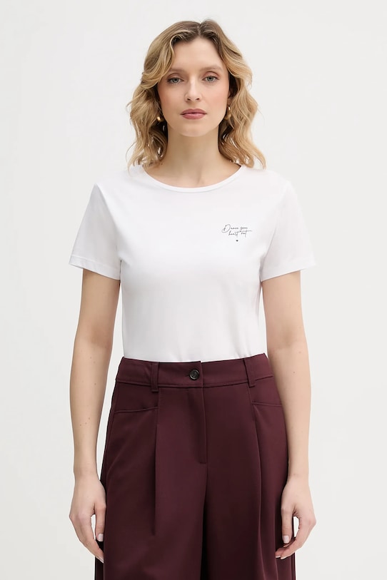 BOSS Orange t-shirt bawełniany C Elove 1 bawełna biały 50556994