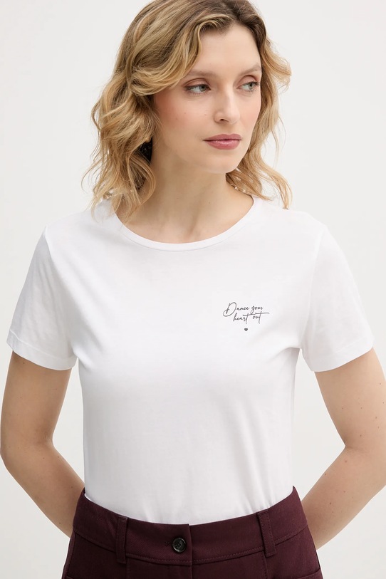 BOSS Orange tricou din bumbac C Elove 1 C Elove 1 alb 50556994