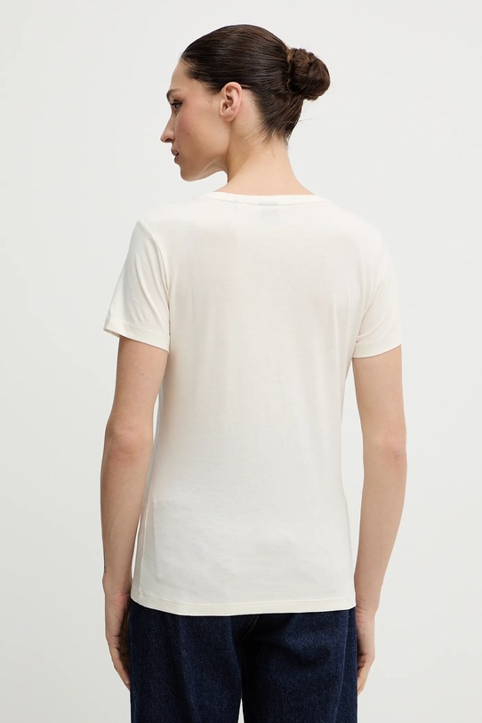 Odzież BOSS Orange t-shirt bawełniany C Elove 1 50556994 beżowy