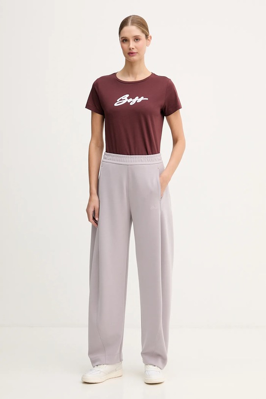 BOSS Orange t-shirt bawełniany C Elove 2 50556995 bordowy SS26