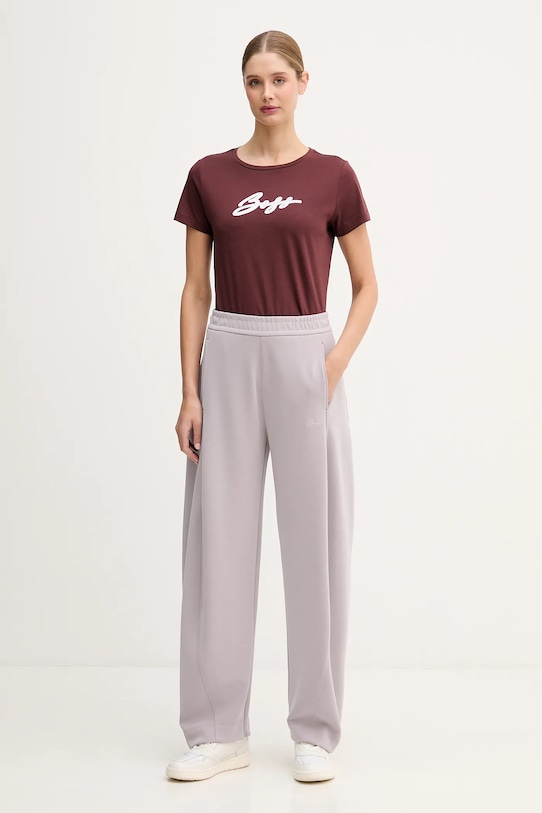 BOSS Orange t-shirt bawełniany C Elove 2 50556995 bordowy SS26