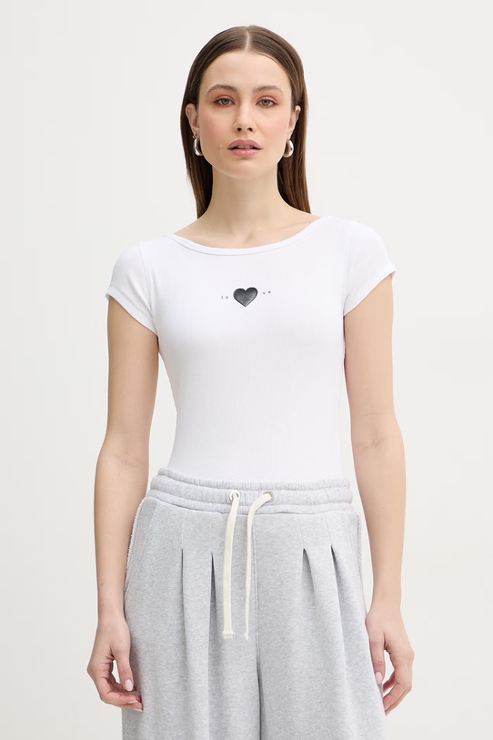 BOSS Orange t-shirt C Etine aplikacja biały 50556997