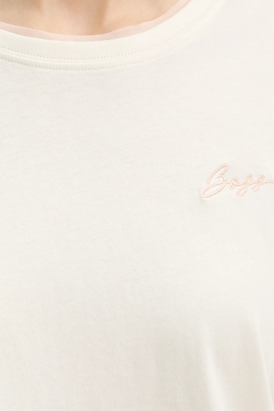 BOSS Orange t-shirt bawełniany C Epliete 50565191 beżowy