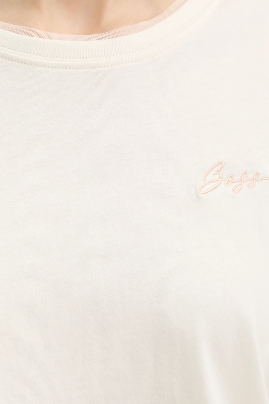 BOSS Orange t-shirt bawełniany C Epliete 50565191 beżowy