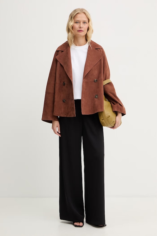 BOSS t-shirt bawełniany Eharpa 50552064 biały SS26