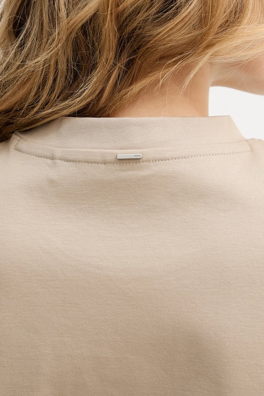 Хлопковая футболка BOSS Eharpa 50552064 бежевый