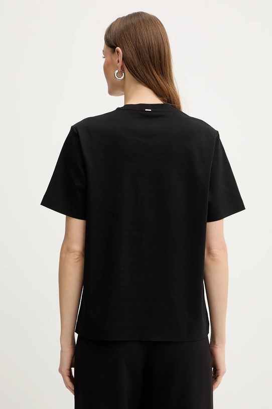 Ρούχα Βαμβακερό μπλουζάκι BOSS Eharpa 50552064 μαύρο