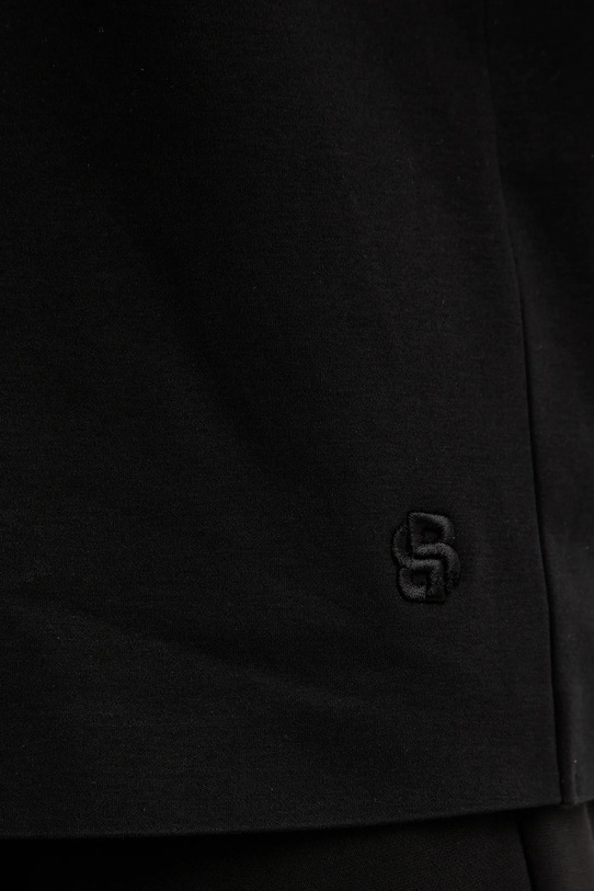 Βαμβακερό μπλουζάκι BOSS Eharpa 50552064 μαύρο