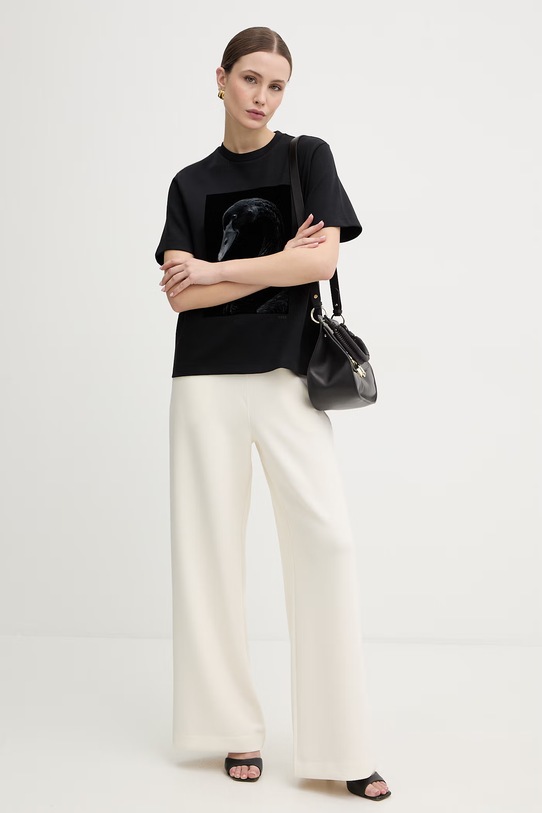 BOSS t-shirt Eharpa2 50563277 czarny SS26