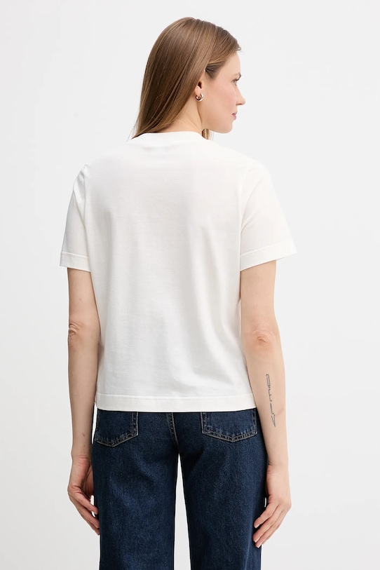 Ρούχα Βαμβακερό μπλουζάκι PS Paul Smith W2R.430V.VP5567 μπεζ