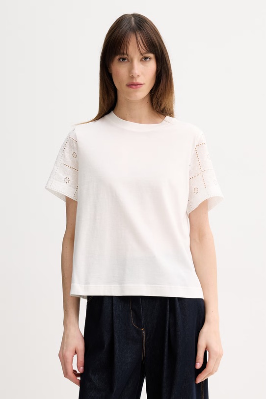 PS Paul Smith t-shirt damski bawełniany beżowy W2R.430V.V31440