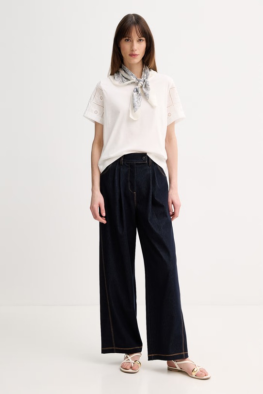 PS Paul Smith t-shirt damski bawełniany W2R.430V.V31440 beżowy SS26