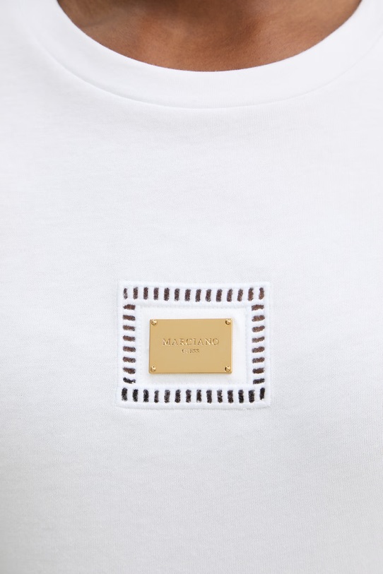 Marciano by Guess t-shirt damski bawełniany MINA G6GI02.K3182 biały