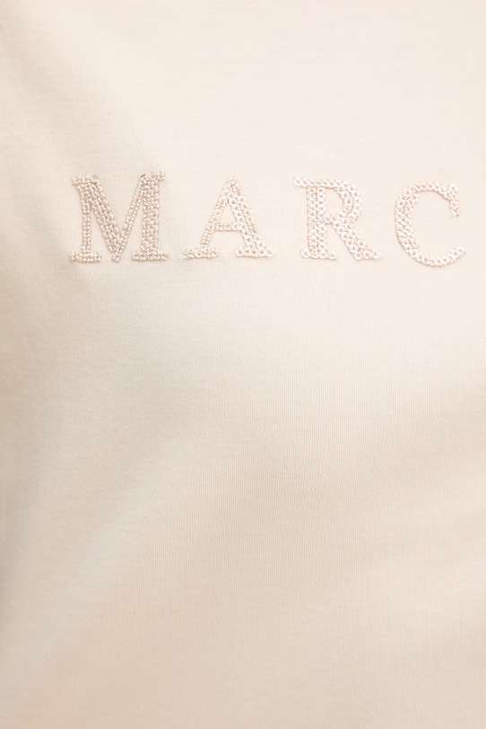 Marciano by Guess t-shirt damski bawełniany LYRIS G6GI04.K3505 beżowy