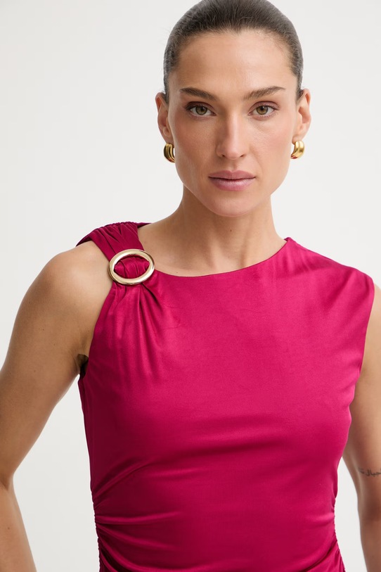 Marciano by Guess топ жіночий віскозний INES рожевий G6GP02.K3068