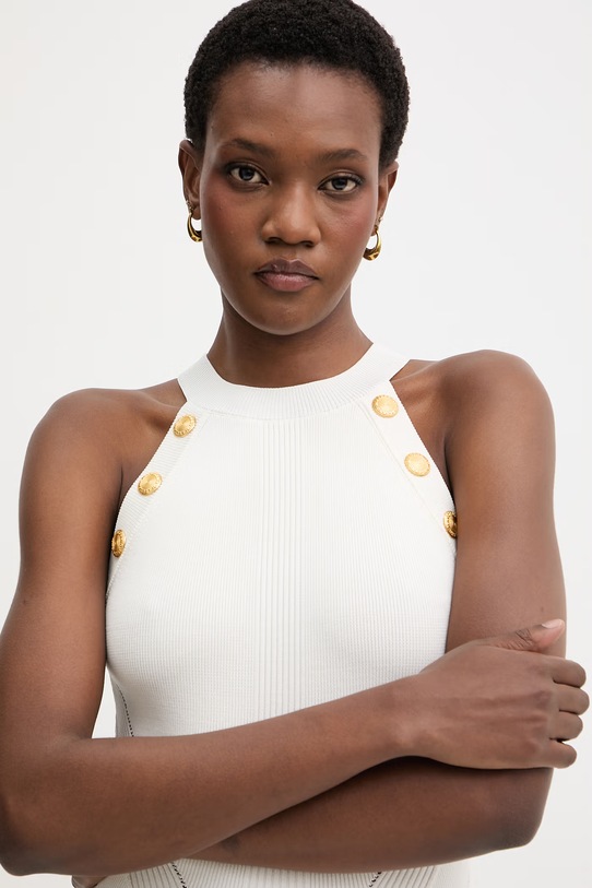 Marciano by Guess top damski z wiskozy LOLI beżowy G6GR10.Z0625