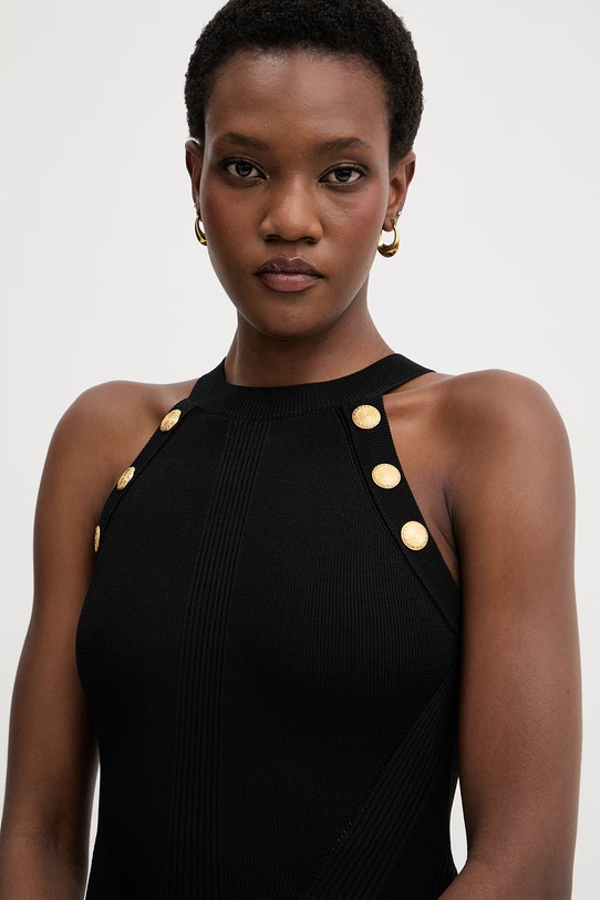 Marciano by Guess top ženski z viskozo LOLI črna G6GR10.Z0625