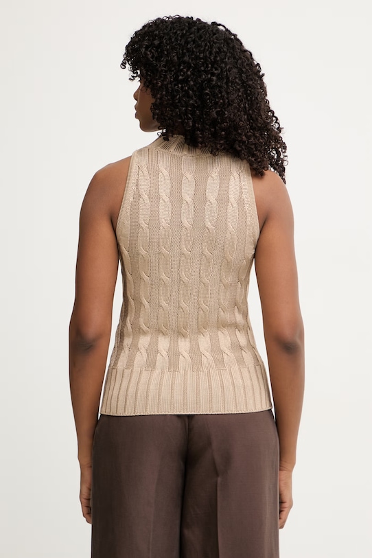 Ρούχα Marciano by Guess γιλέκο γυναικείο από βισκόζη TIARRA G6GR21.Z0758 μπεζ