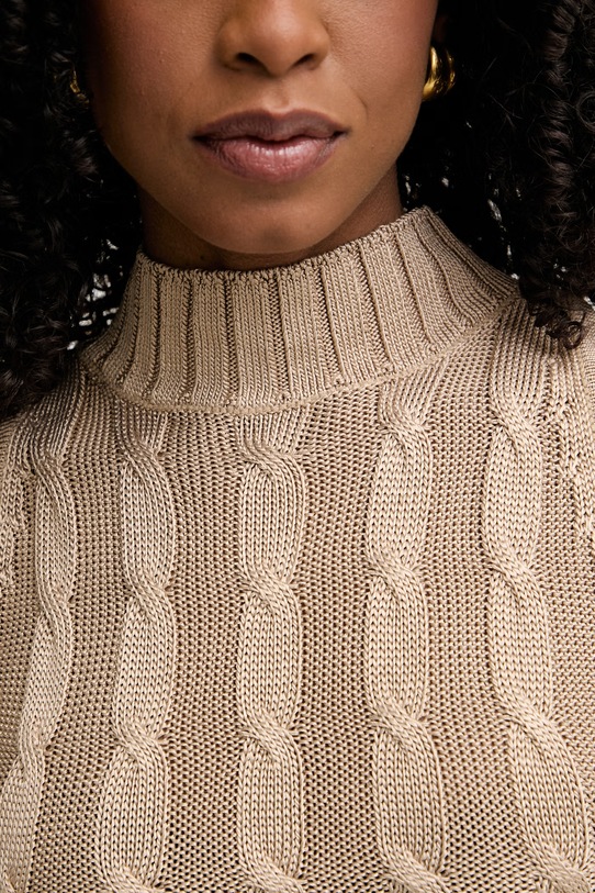 Marciano by Guess γιλέκο γυναικείο από βισκόζη TIARRA G6GR21.Z0758 μπεζ