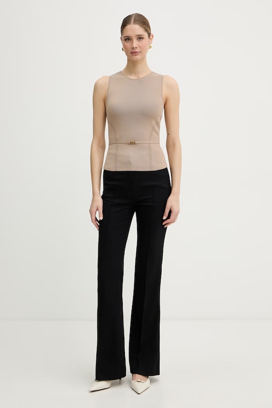 Marciano by Guess top damski z wiskozą KASHU G6GR23.Z0760 beżowy SS26