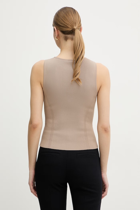 Oblačila Marciano by Guess top ženski z viskozo KASHU G6GR23.Z0760 bež