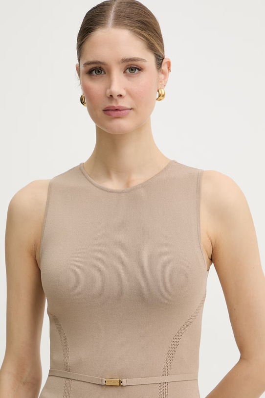 Marciano by Guess top pentru femei, cu vâscoză KASHU bej G6GR23.Z0760