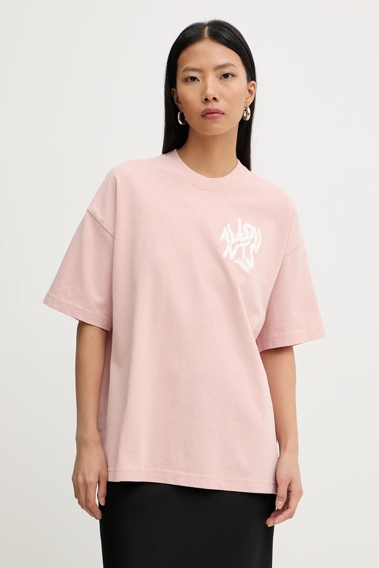 Îmbrăcăminte AllSaints tricou din bumbac W181JD roz