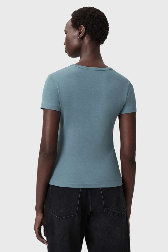 AllSaints t-shirt bawełniany W285JC niebieski SS26