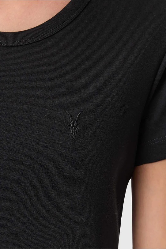 Îmbrăcăminte AllSaints tricou din bumbac W285JC negru