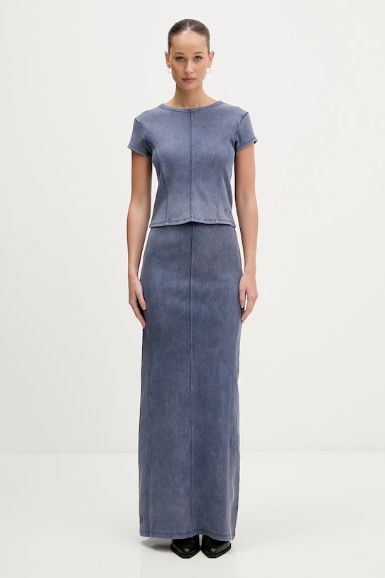 Hugo Blue t-shirt Dispray_B 50552813 niebieski SS26