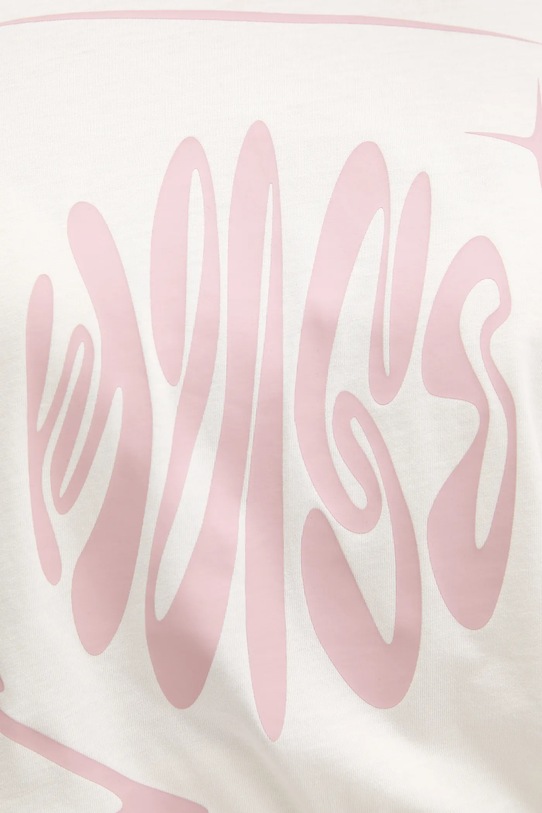 Hugo Blue t-shirt bawełniany 50554005 beżowy