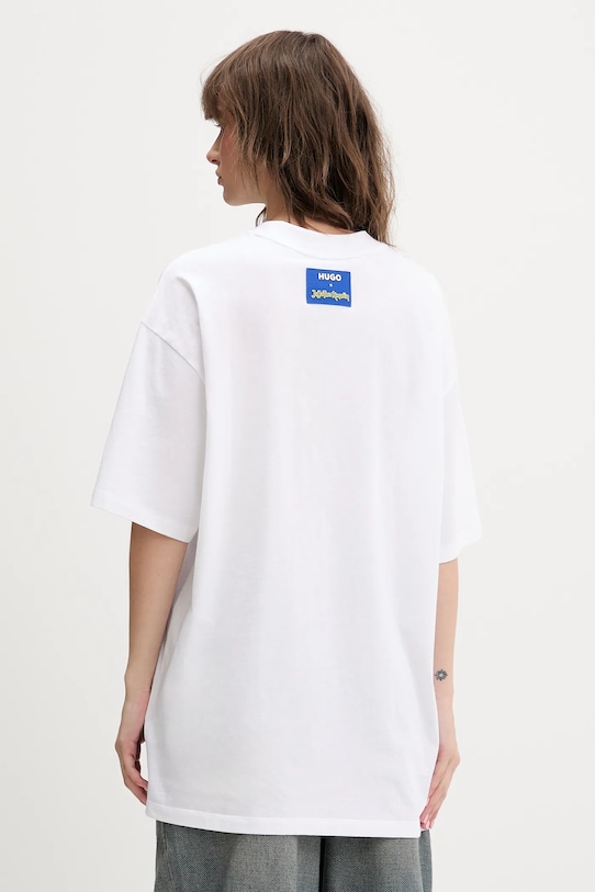 Odzież Hugo Blue t-shirt bawełniany HUGO x Jujutsu Kaisen 50557497 biały