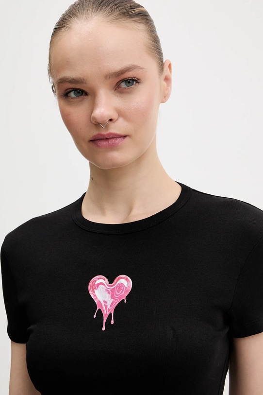 Hugo Blue tricou din bumbac Dever_B_2 negru 50562240