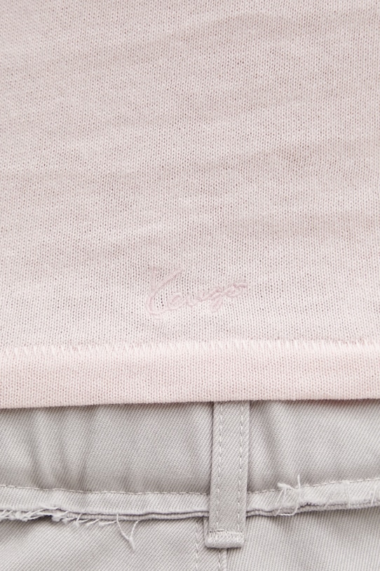 Kenzo t-shirt bawełniany FG52TS0124SK różowy