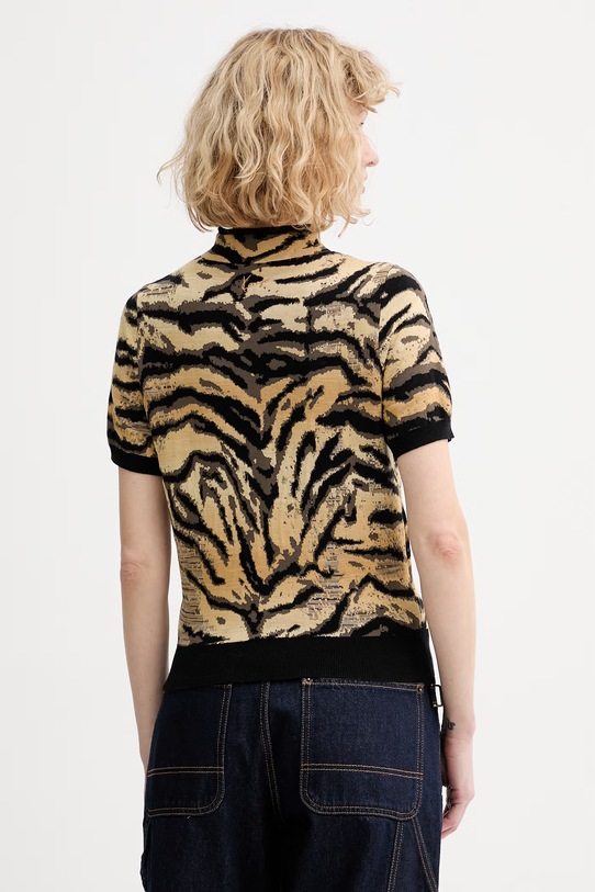 Odzież Kenzo sweter z domieszką wełny FG52TO6313DO żółty