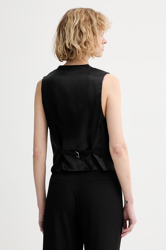 Odzież Kenzo kamizelka wieczorowa damska z wełną FG52GI0149FA czarny