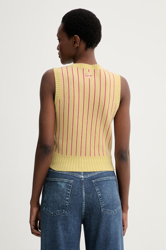 Oblečení Vesta s přídavkem vlny Kenzo FG52TO6243DH žlutá