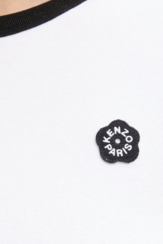 Kenzo t-shirt damski bawełniany z elastanem FG52TS2174SJ biały
