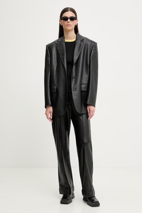 Kenzo tričko bavlněné s elastanem dámské FG52TS2174SJ černá SS26