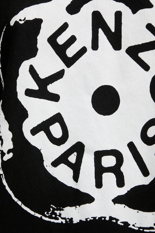 Kenzo t-shirt bawełniany FG52TS3034SK czarny