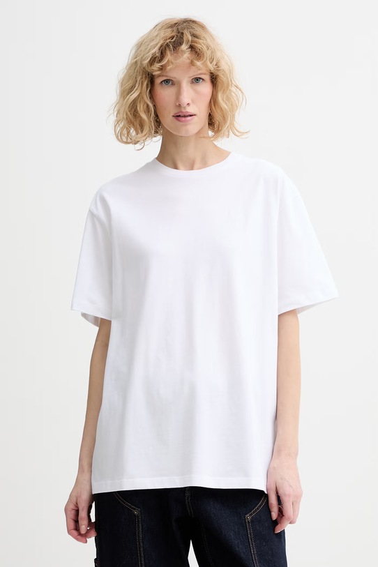 Odzież Kenzo t-shirt bawełniany FG52TS3024SG biały