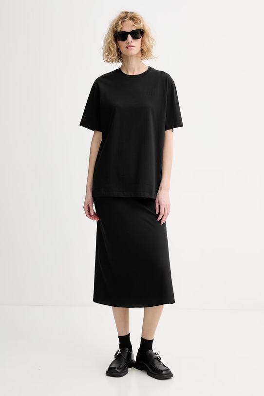 Kenzo t-shirt bawełniany FG52TS3024SG czarny SS26